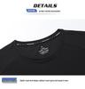 Men's Quick-Dry Ice Silk Short Sleeve Tee - Lightweight, Loose Fit, Plus Size Casual Sportswear