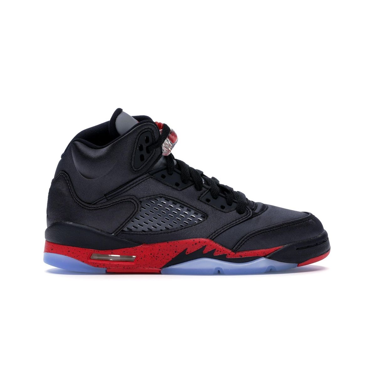 

Детские кроссовки Air Jordan 5 Retro GS Satin Black University-Red 440888-006