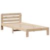 Solid Wood Bed without Mattress 90x200 cm Pine Wood