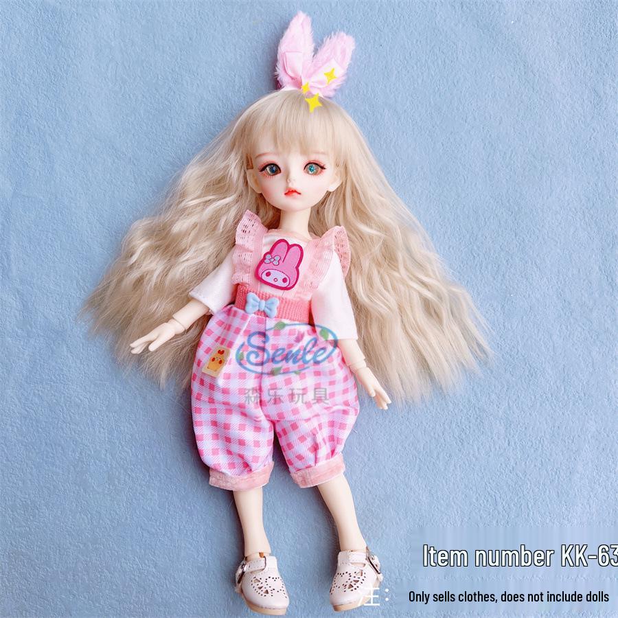 30 Cm BJD Doll Lolita Outfit Set - 6-Minute Dress Change for Girl's Gift