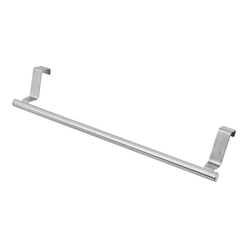 Punch-Free 430 Stainless Steel Towel Rack for Kitchen and Bathroom Doors
