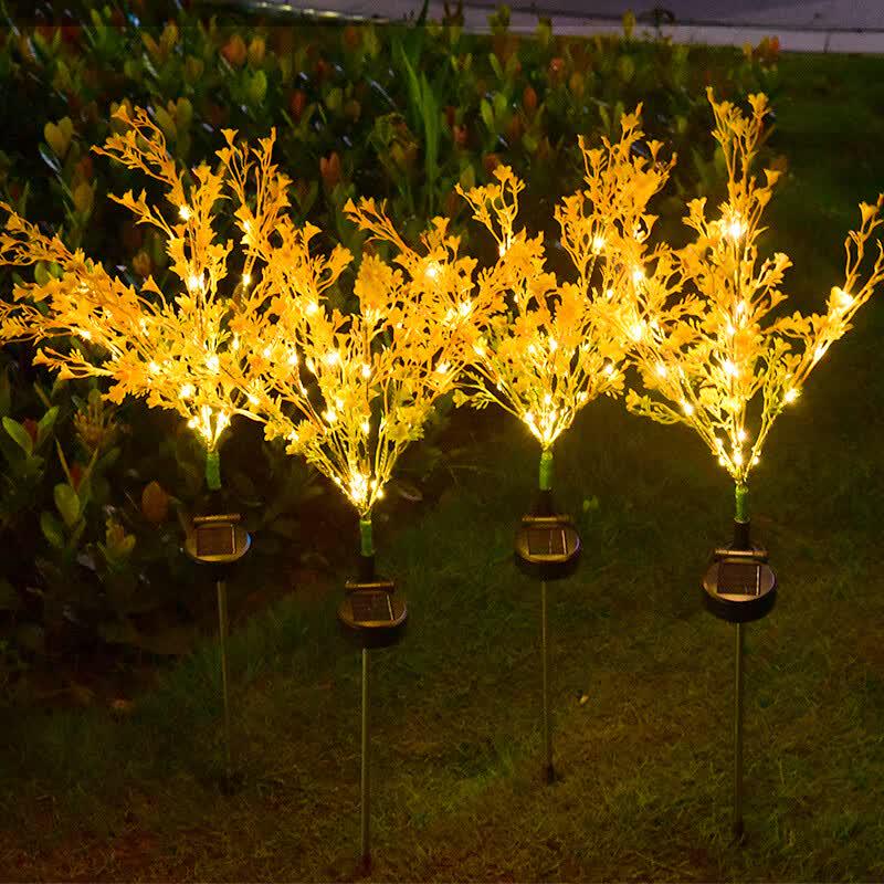 Bairuichen Solar-LED Rapsblumen Gartensteckerleuchte