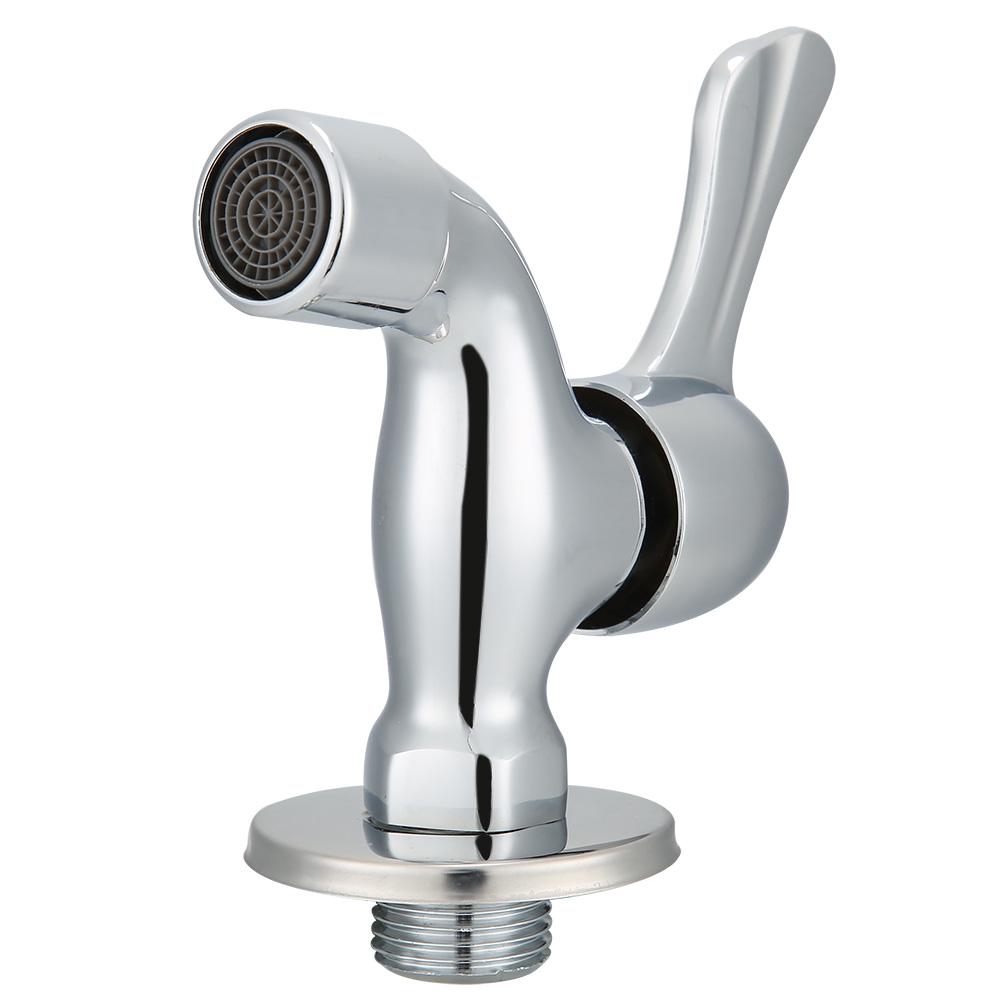 G1/2in Copper Single Cold Quick Open Small Faucet Washing Machine Mop Pool Basin Water Tap