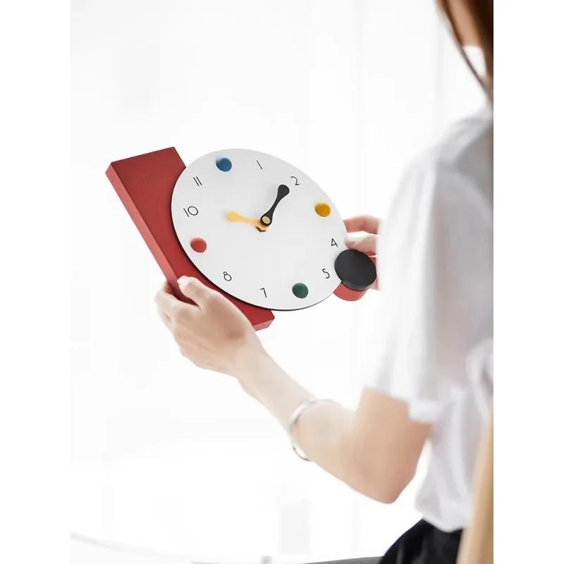 Study bedroom ins tabletop ornament home jewelry desk clock TV cabinet decoration desk clock entrance ornament