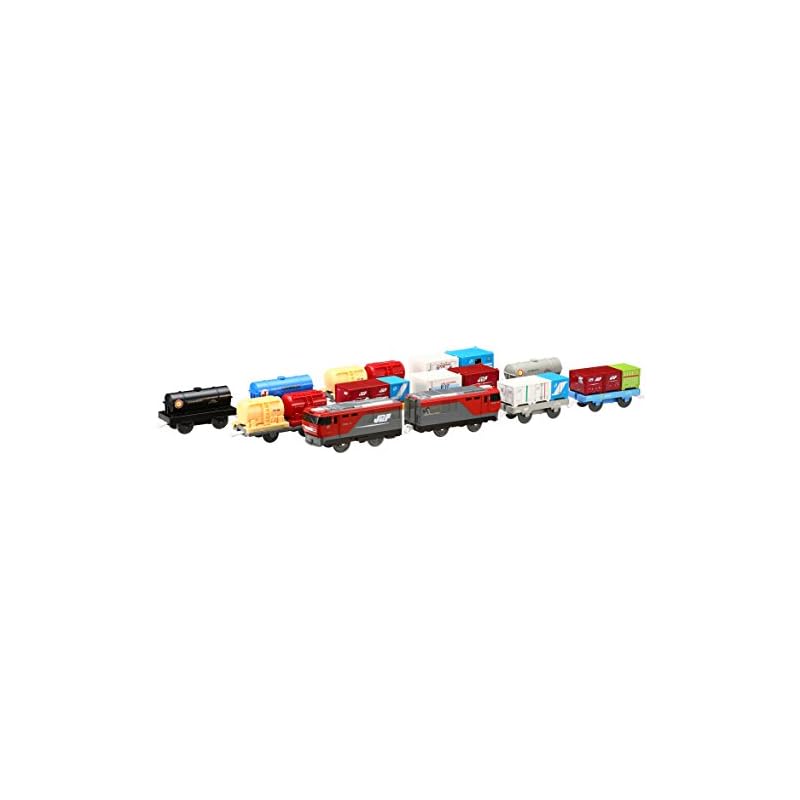 TAKARA TOMY Plarail Let's Connect Lots Kintaro & Freight Car Set