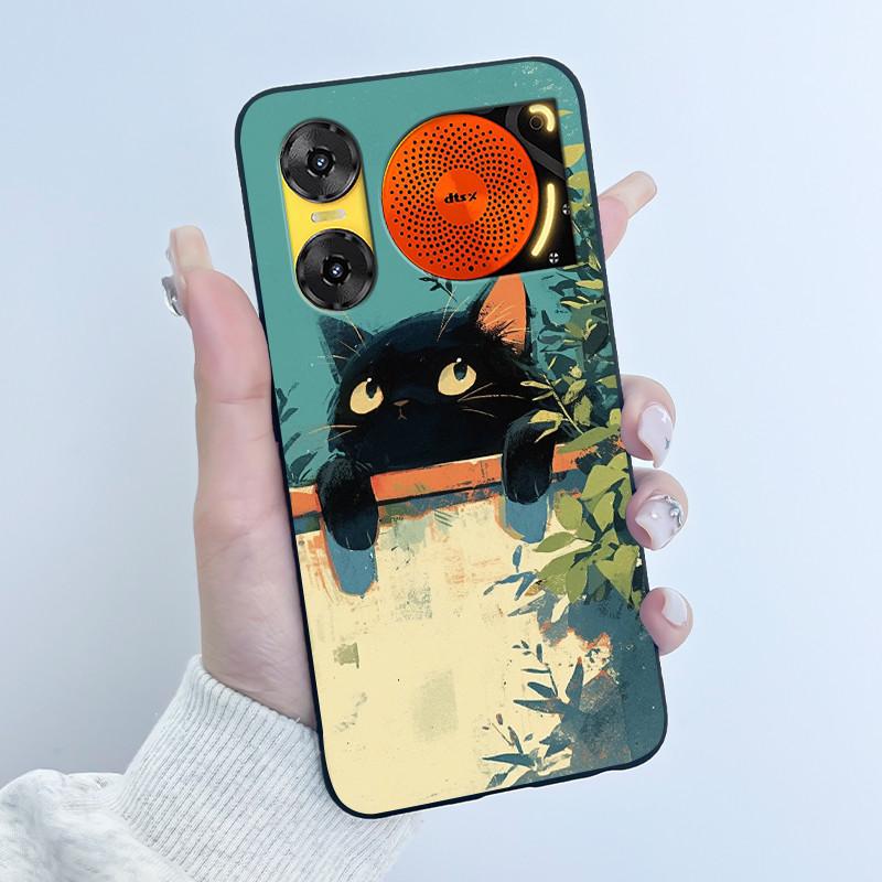 Cartoon Case For ZTE Nubia Music 2 Music2 Printing Shell Protective Cover For ZTE Nubia Music Z2353 Soft Silicone Black Casing