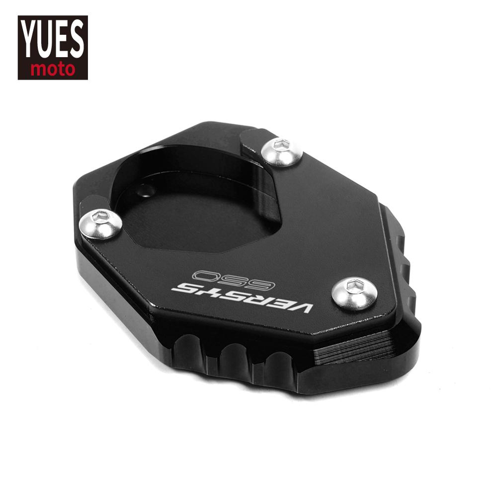 Motorcycle Accessories Stand Extension Plate For KAWASAKI VERSYS650 VERSYS 650 2015-