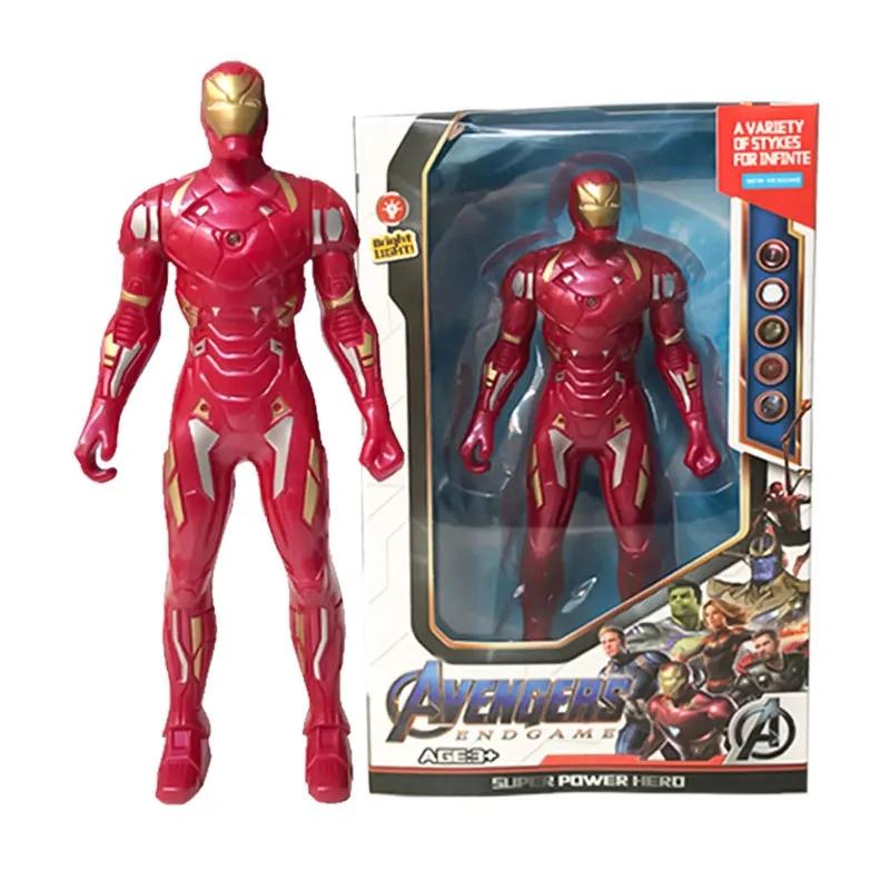 Marvel Animation Playthings, Spider Man, Hulk, Iron Man, POLYVINYL CHLORIDE Activity Connecting, Figure Collection Line Luminous Miniatures, 2024