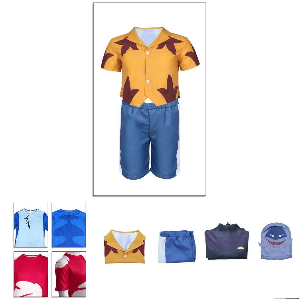 Comfortable And Stylish Interstellar Baby Cosplay Costume For Kids With Cartoon Prints In Stitch Design