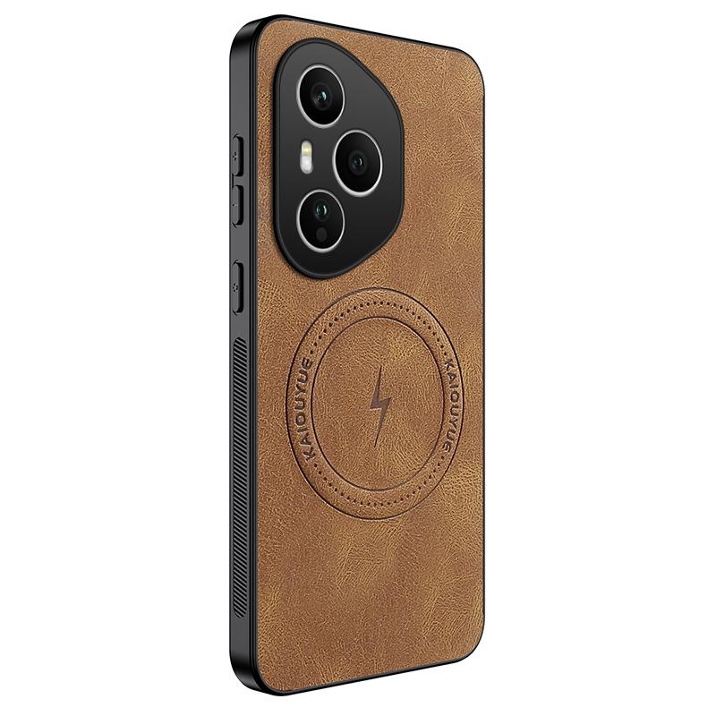 For Honor 400 Pro New Luxury Magnetic Wireless Charge Phone Case For Honor 400 Pro Shockproof Matte Leather Back Cover Shell