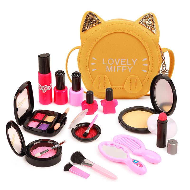 Children'S Cosmetics Girls Dressing Toys Simulation Playing House Princess Makeup Handbag Accessories Set