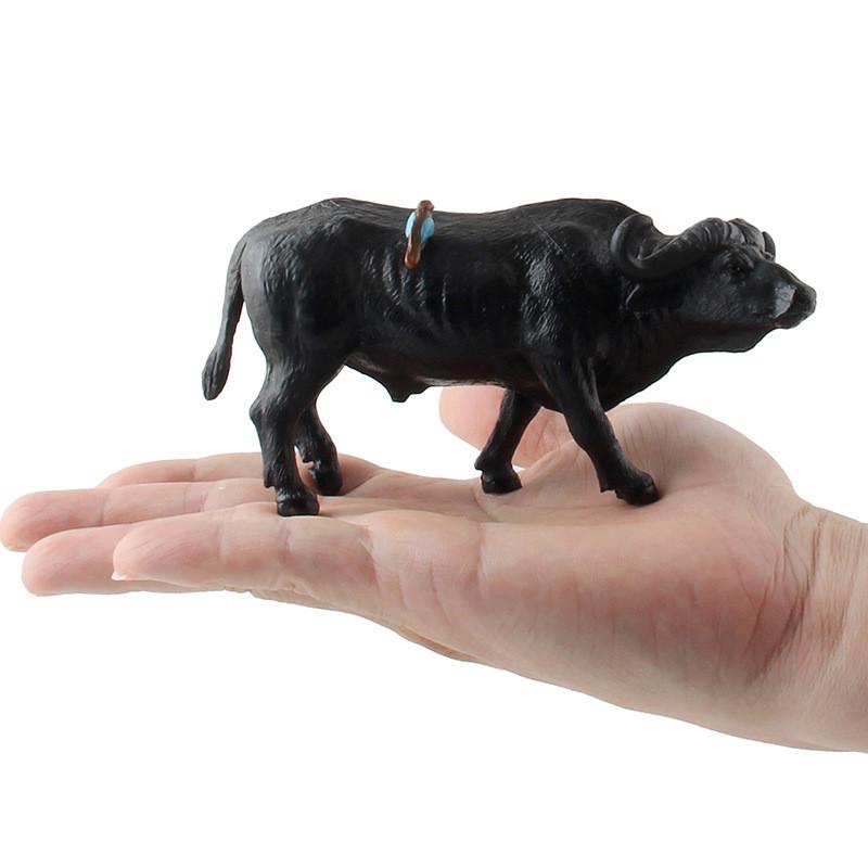 Buffalo Static Water Model Plastic Animal Figurine Educational Toy Children For