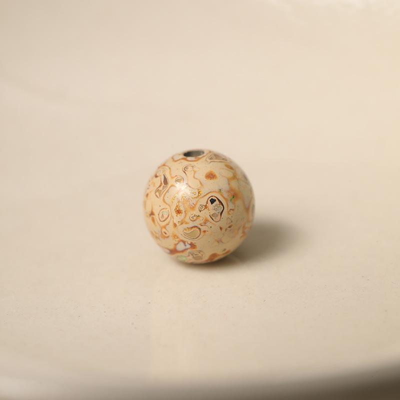 Genuine Flawless 8mm Lacquer Beads Inlaid with Mother-of-Pearl Buddhist Prayer String