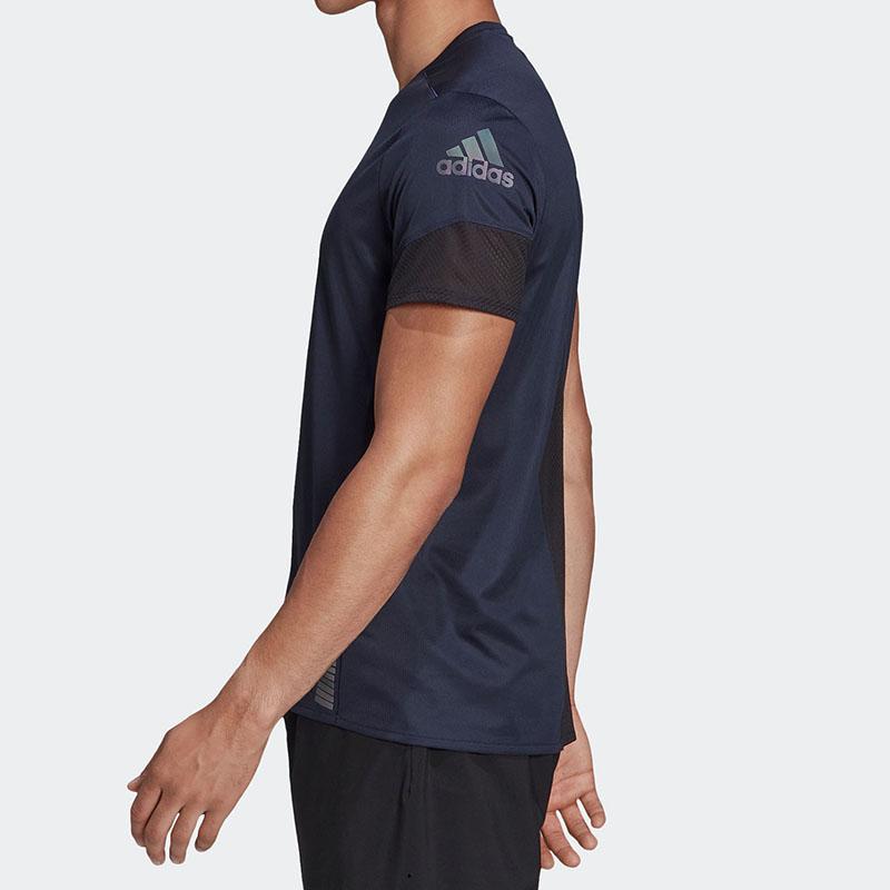 Adidas 25/7 Tee Runr Short Sleeve Running Shirt Men Tops Ink-Blue EK2861