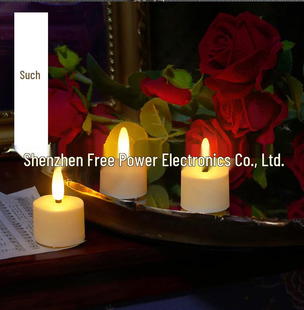 Rechargeable LED Candle Lamp with Remote Control Timer for Halloween Decoration
