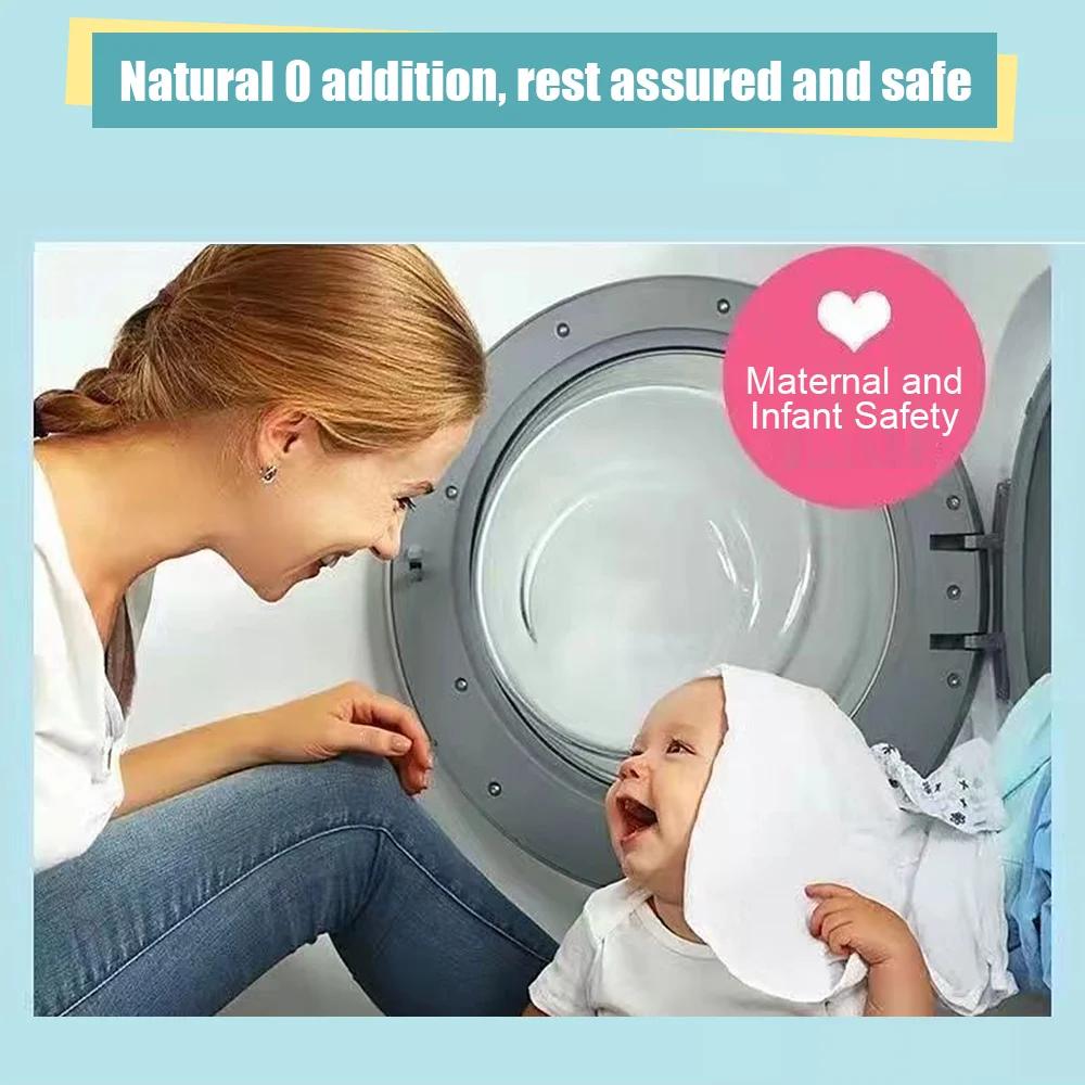 30/120Pcs Concentrated Laundry Tablets - Strong Decontamination Soap Detergent Perfect for Cleaning Underwear Sheet & Clothes