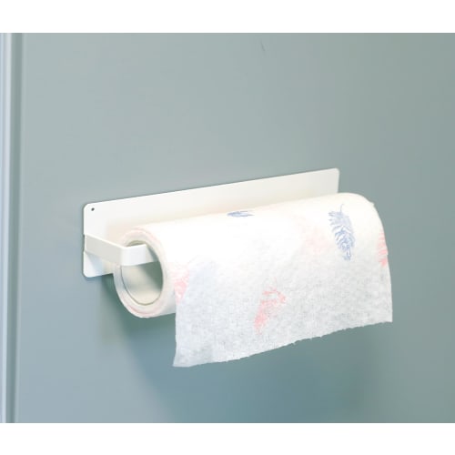 UMJCWELL Magnetic Paper Holder/Towel Rack, Kitchen Magnetic Towel Hanger, Wide, Matte Finish, Strong Magnetic Power, Convenient for Refrigerators, Was