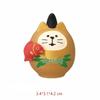 Japanese New Year Horse Zodiac Miniature: Cat Zakka Resin Craft Desktop Ornament