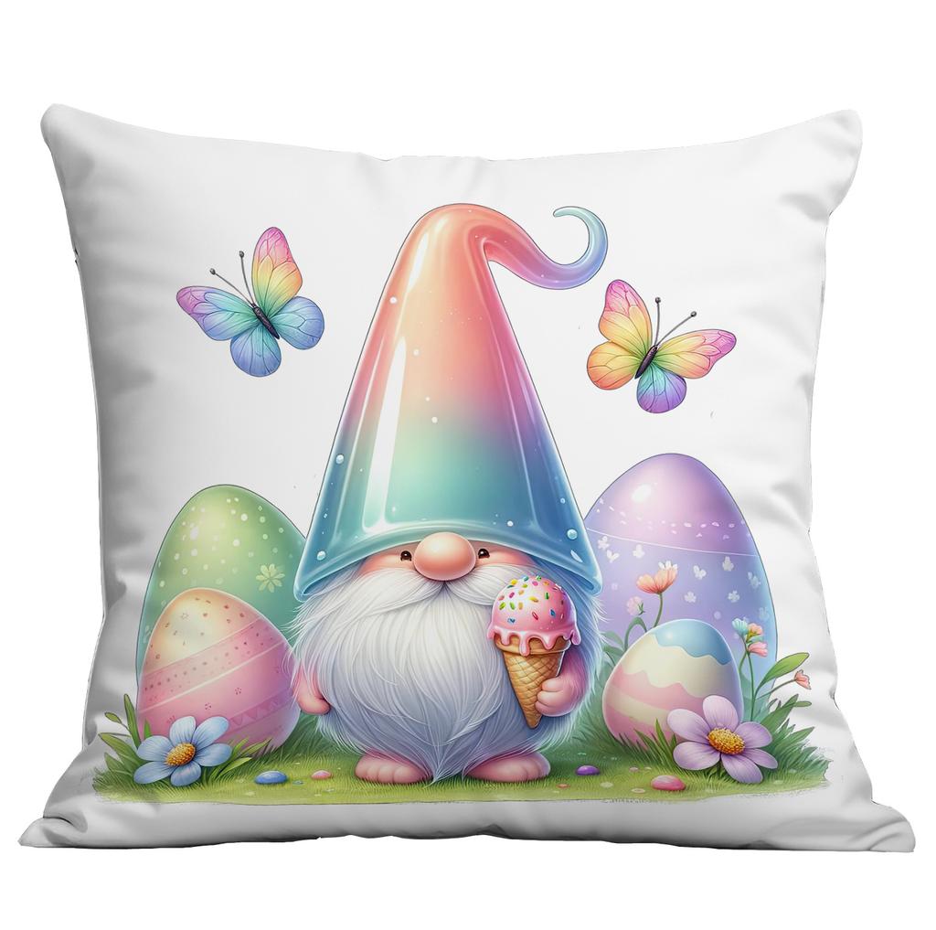 Nowa Poszewka Wielkanocna Królik Jajko Wielkanocne Dom Sofa Poduszka Poszewka Dekoracja