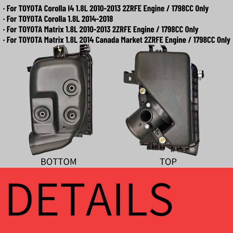 

Car Air Filter Housing Air Cleaner Box For Toyota Corolla Matrix 1.8L 177010T041 177000T043