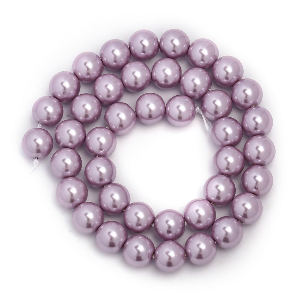 1 pramen/sáček 4/6/8/10 mm AA imitace perel Vícebarevné kulaté skleněné volné vymezovací korálky pro potřeby na výrobu šperků Náramky DIY Charms 15''