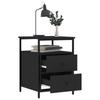 Nightstands 2 pcs. Black 44 x 45 x 60 cm Engineered Wood