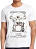 Drums Da Vinci Saying Funny Meme Gift Tee Cult Movie Vintage T Shirt M685