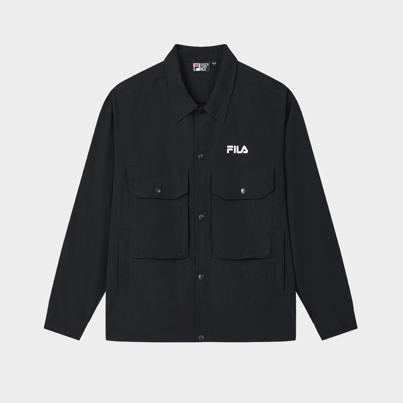 FILA Men s 2025 Summer Woven Long-Sleeve Casual Shirt M