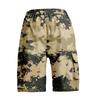 Men's Camouflage Cargo Shorts with Pockets and Drawstring Waist