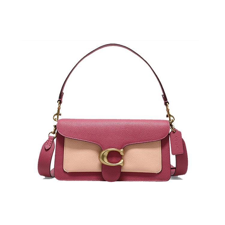 

Coach Tabby 26 Magnetic Flap Closure Leather Shoulder Bag Women Handbags 76105-B4AFF Basic Set (Bag+Dust Bag)