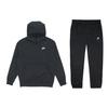 Nike Ensemble de Sport à Capuche et Pantalon de Jogging Couleur Unie Homme Vêtement Actif Noir BV2655-010+BV2738-010