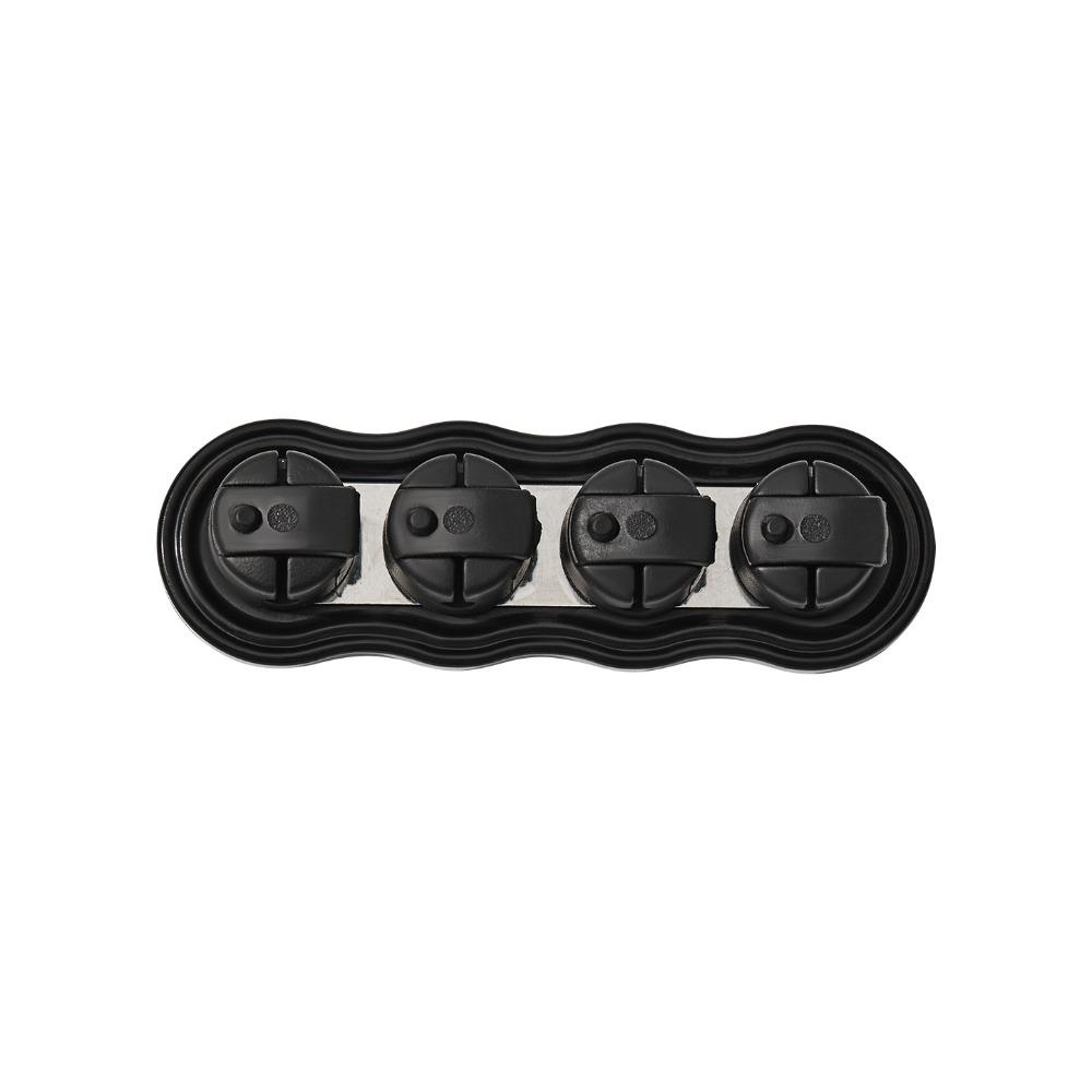 Self Adhesive Magnetic Cable Organizer Magnetic Desktop Wire Clip No Drilling Cable Organizer