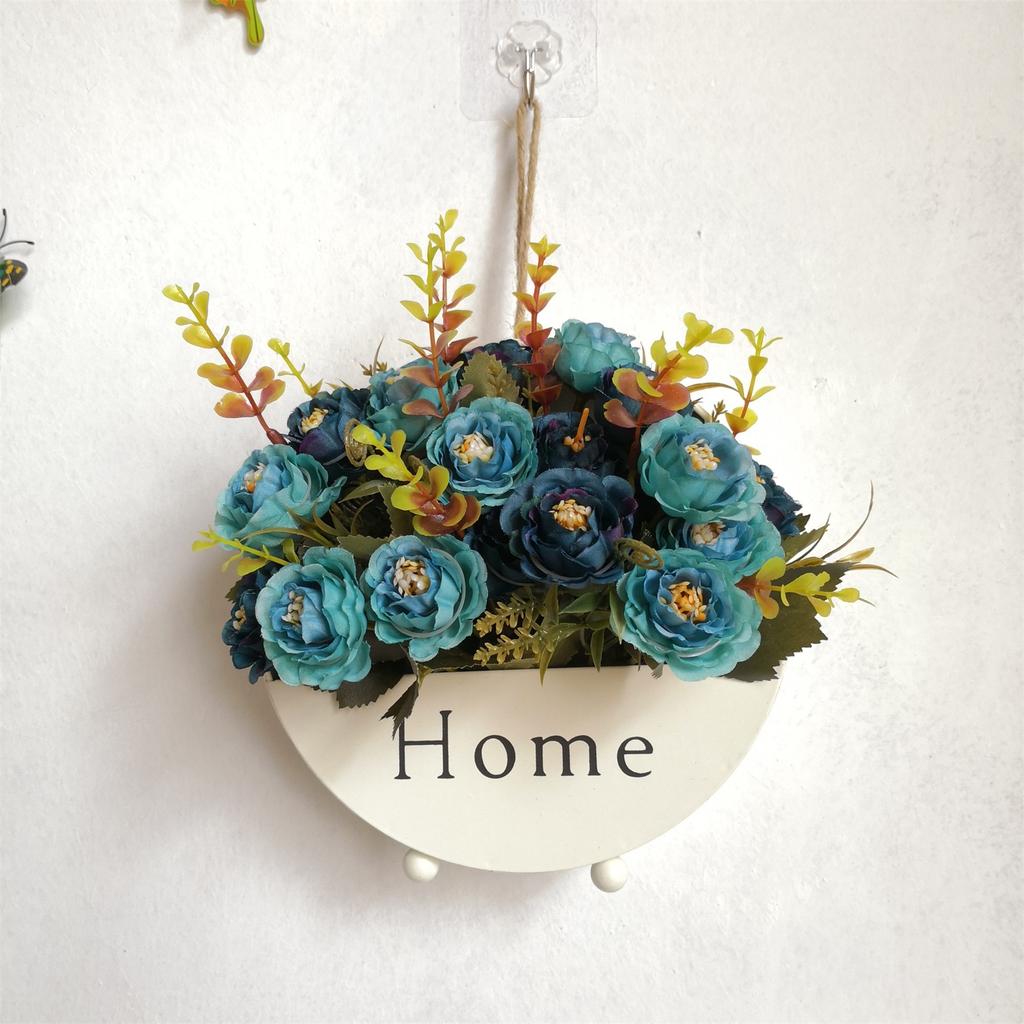 Iron Wall Mounted Flower Pots, Flower Baskets, Wall Mounted Wall Decorations, Pendants, Living Room And Bedroom Wall Decorations