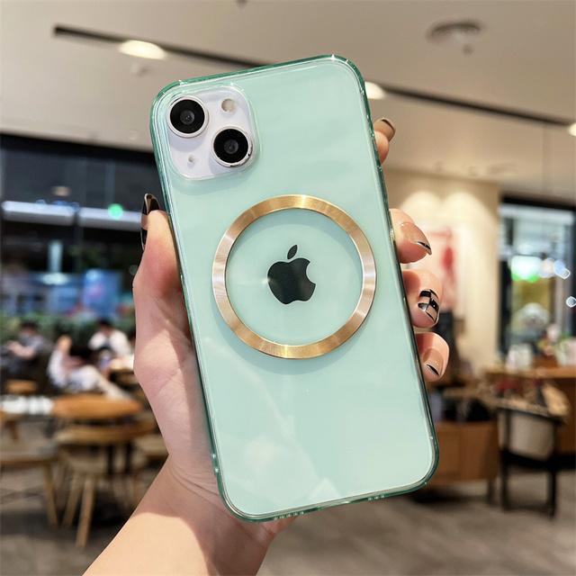 Candy Color Magnetring Klare Telefonhülle für iPhone 13 11 12 14 Pro Max Xs Max Xr X 13pro Max Silikon Stoßfeste Softcover