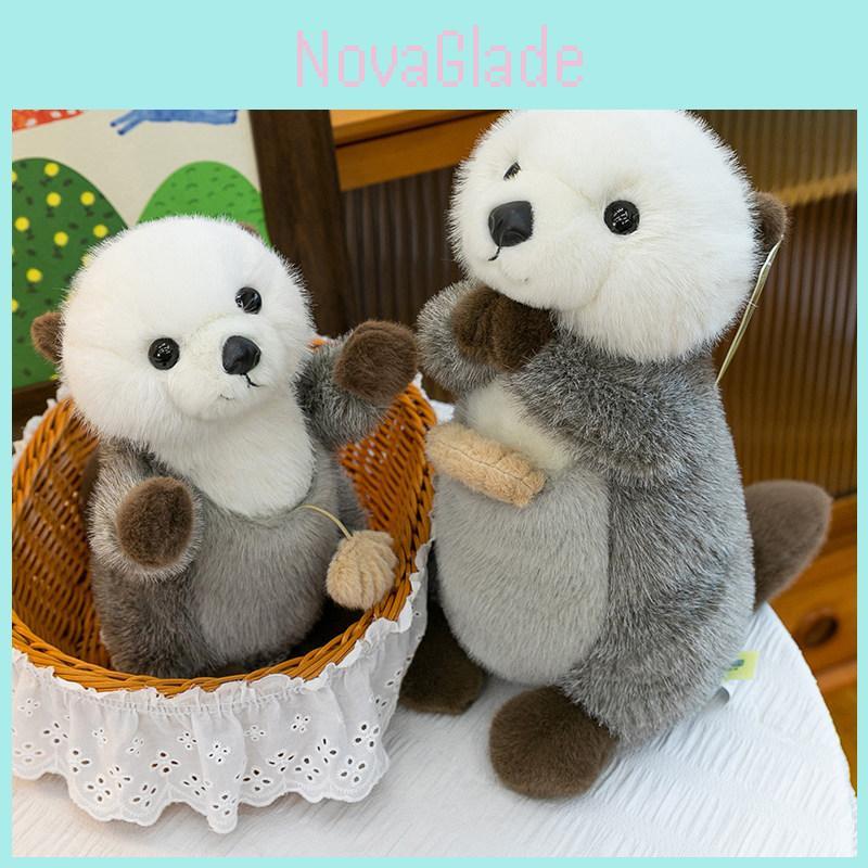 Plush Otter Toy Animal Collectible Soft Toy For Kids And Teens