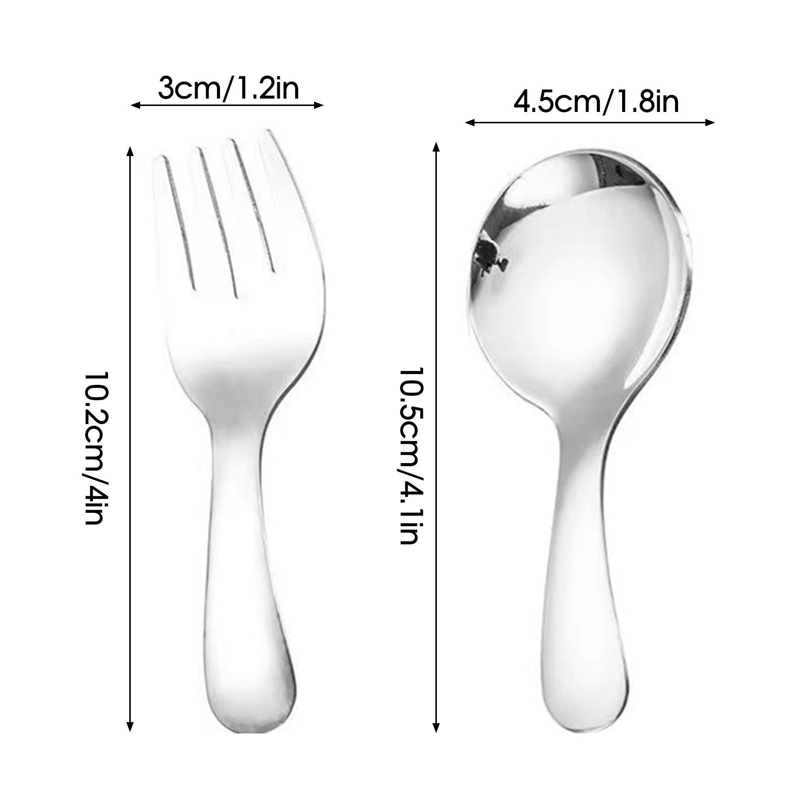 

Portable Stainless Steel Outdoor Fork Spoon Cutlery Set for Camping Picnic Hiking Travel Durable Utensils Kit Random Color Box