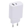 Type C Charger Block PD 30W Fast Charging Type C USB A Dual Port USB Wall Charger Fit for IOS 17 16 15 14 13 12 11 X 8