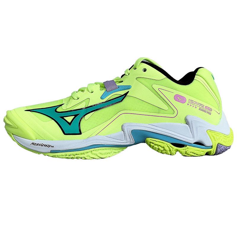Mizuno WAVE LIGHTNING Z8 Unisex Low Top Green Training Shoes Good Fit V1GA240011 46
