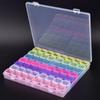28/56 Grids Plastic Jewelry Storage Box Necklace Earrings Rings Jewelry Packaging Organizer Portable Pill Medicine Storage Box