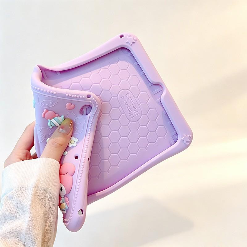 IPad 10 Case Air 2 3 4 5 6 7 Pro 11 9.7 Inch Melody Cartoon Silicone Tablet Cover