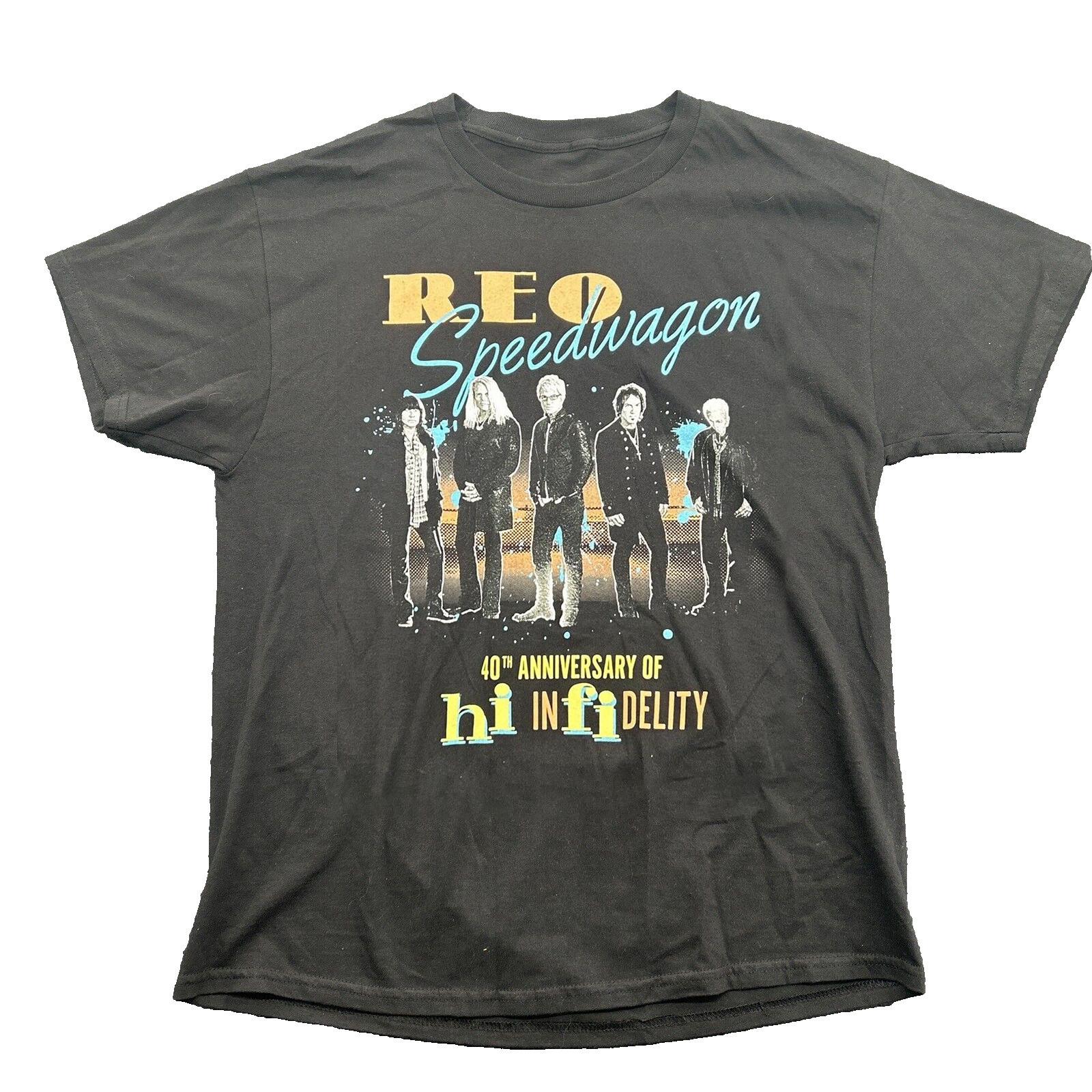 REO Speedwagon 40th Anniversary Hi Infidelity Tour Short Tee Cotton Shirt CS774 M