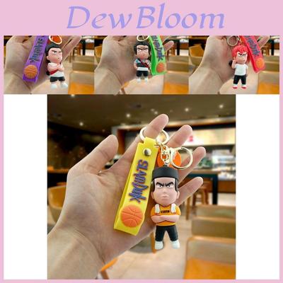 Chaveiro Criativo de Desenho Animado Slam Dunk Encantador Borracha Casal Presente Acessórios para Chaves