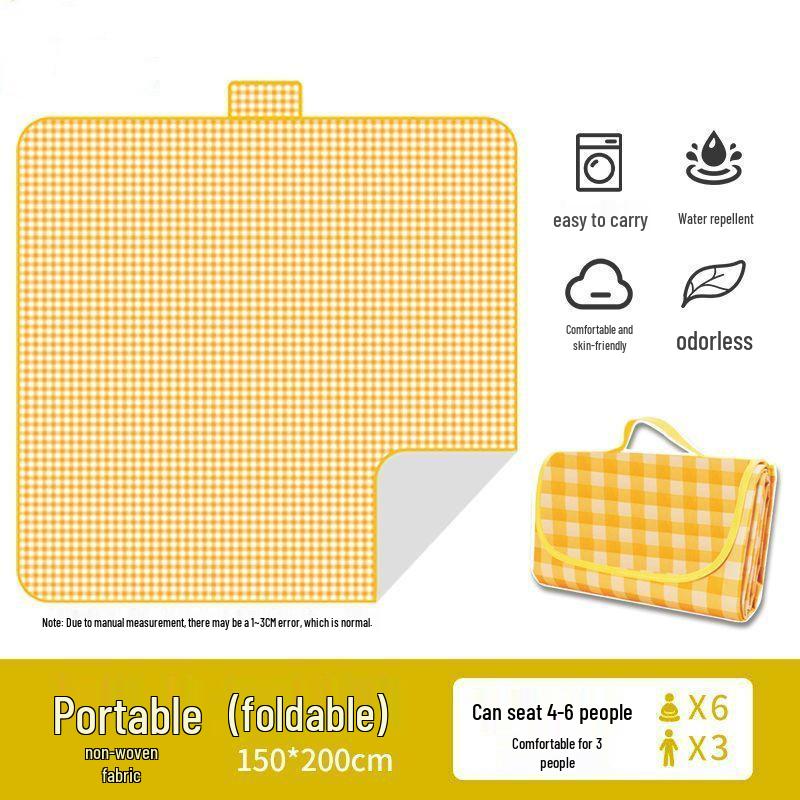 Waterproof Outdoor Picnic Mat: Durable, Portable & Dirt-Resistant - Ideal for Spring Outings & Camping