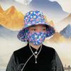 Bucket Hat Agricultural Work Hat Protect Neck Anti-uv Sunscreen Hat Flower Tea Picking Cap  Outdoor