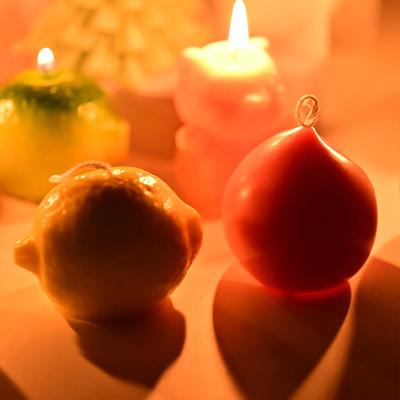 3D Fruchtförmige Duftkerze Silikonform DIY Hässliche Orange Zitrone Apfel Pfirsich Backen Fondant Kuchenformen Handwerk Geschenke