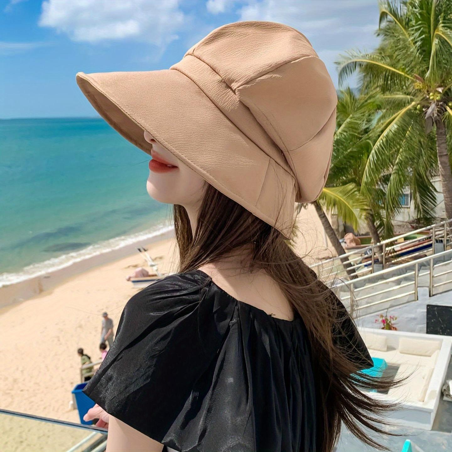 

Унисекс Шляпа рыбака с широкими полями - Модная шестиугольная кепка для активного отдыха, Складной дышащий полиэстеровый берет, Подходит для пляжа или солнечных дней хаки