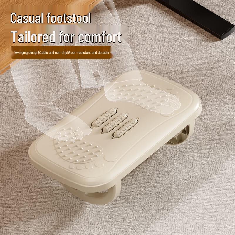 Luzhiyuan Rocking Solid Wood Under-Desk Footrest