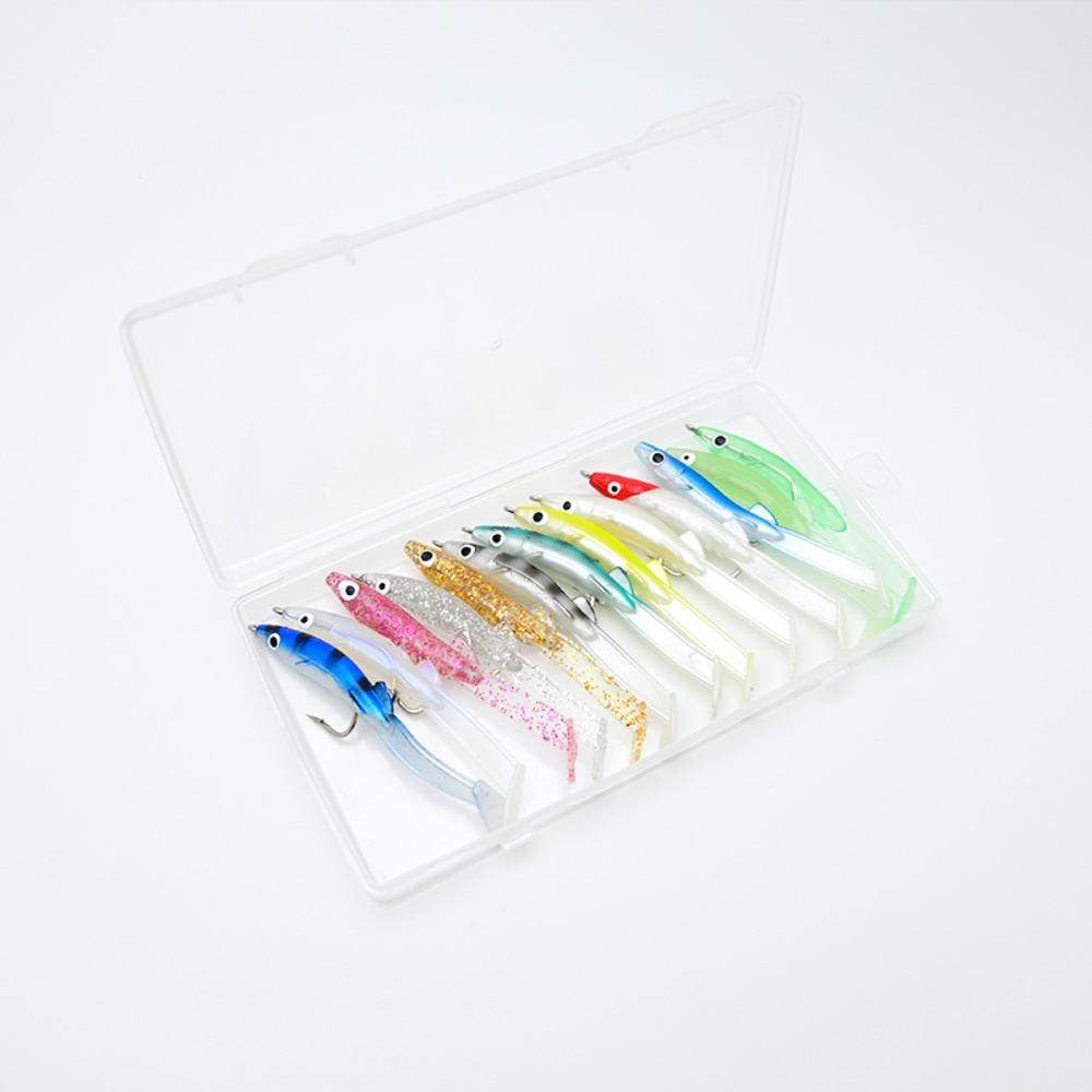 

13pcs Sports PVC Fishing Lures Mixed Color Soft Silicone Bait Shad Soft Lure Mixed Color