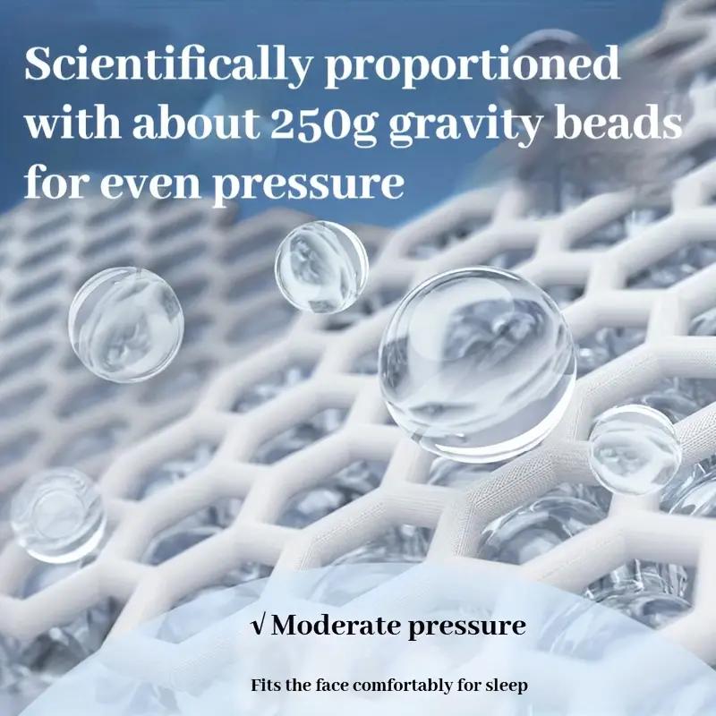 Deep Sleep Gravity Eye Mask Light Blocking Noise Reducing Sleeping Headband Comfortable Nap Aid Office Dorm Relaxation Tool