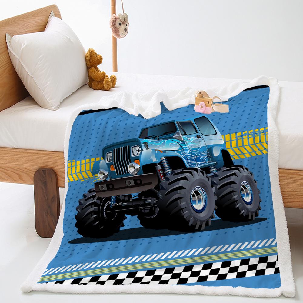 Blanket Car Suv Lamb Fleece Crystal Fleece Blanket